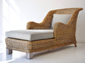 Sonnenliege Polyrattan 210x75x85 cm - Naturbraun - Klassisches Design