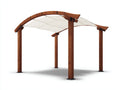 Pavillon Holzrahmen 300x300x250 cm - Braun - Modernes Design