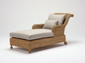Sonnenliege Polyrattan 200x75x40 cm - Naturbraun - Elegante Gartenliege mit verstellbarer Rückenlehne