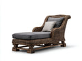 Sonnenliege Polyrattan 200x70x85 cm - Dunkelbraun - Modernes Design